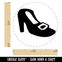 High Heeled Shoe with Buckle Rubber Stamp for Stamping Crafting Planners