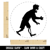 Shambling Zombie Monster Halloween Rubber Stamp for Stamping Crafting Planners