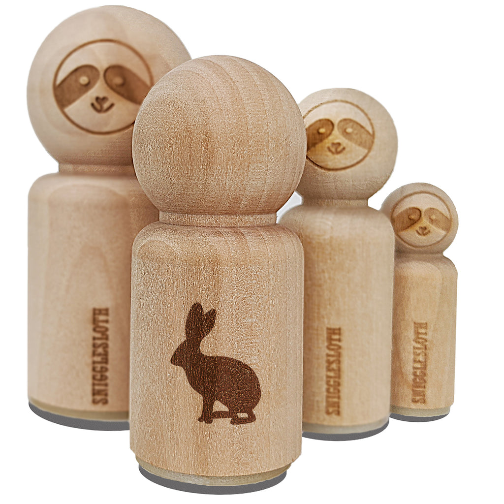 Jack Rabbit Silhouette Rubber Stamp for Stamping Crafting Planners