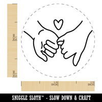 Pinky Promise Love Rubber Stamp for Stamping Crafting Planners