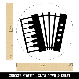 Classic Accordion Music Rubber Stamp for Stamping Crafting Planners