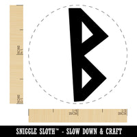 Norse Viking Dwarven Rune Letter B Rubber Stamp for Stamping Crafting Planners