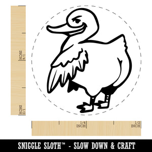 Cheeky Duck Butt Rubber Stamp for Stamping Crafting Planners