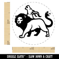 Chimera Greek Mythological Creature Beast Rubber Stamp for Stamping Crafting Planners