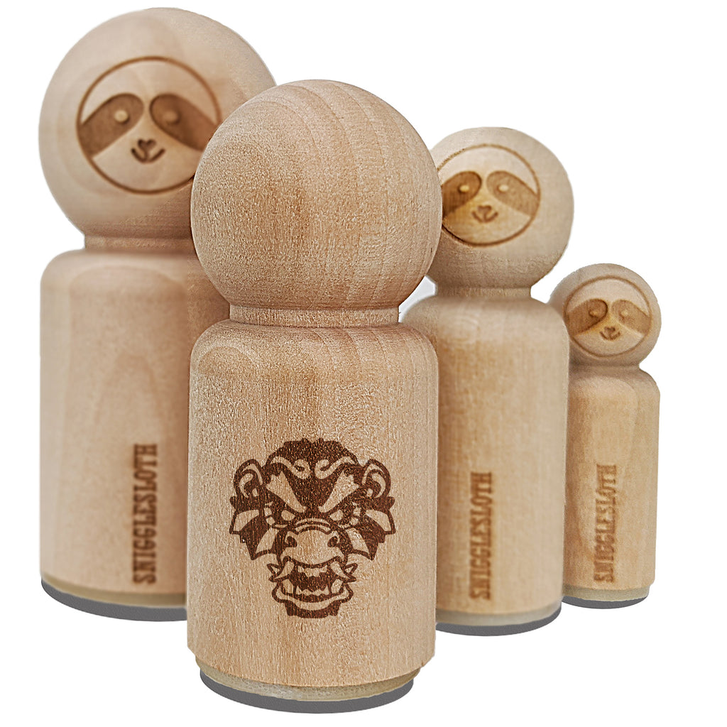 Fierce Monkey King Head Rubber Stamp for Stamping Crafting Planners
