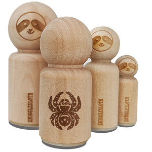 Fuzzy Jumping Spider Arachnid Rubber Stamp for Stamping Crafting Planners