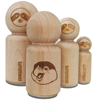 Happy Smiling Parrot Bird Rubber Stamp for Stamping Crafting Planners