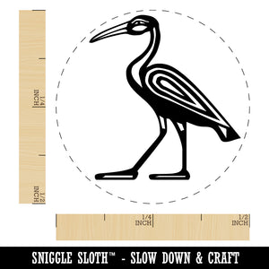 Ibis Hieroglyph Bird Egyptian Rubber Stamp for Stamping Crafting Planners