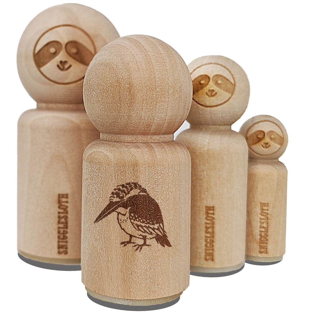 Kingfisher Bird Rubber Stamp for Stamping Crafting Planners