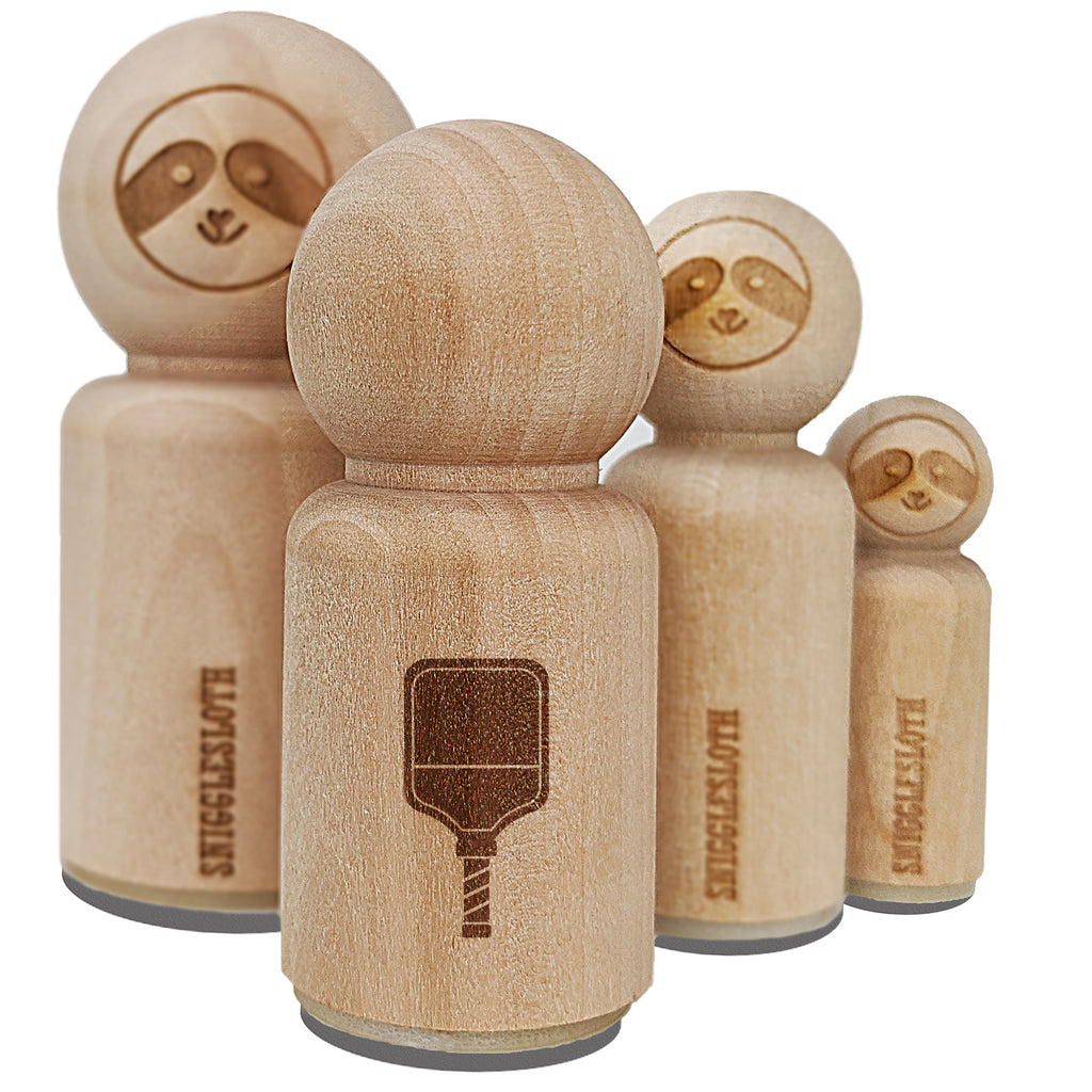Pickleball Paddle Rubber Stamp for Stamping Crafting Planners