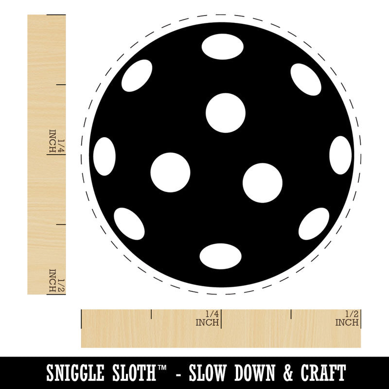 Pickleball Ball Holes Rubber Stamp for Stamping Crafting Planners