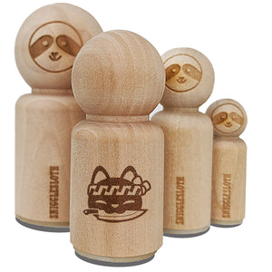Sushi Cat Chef Knife Rubber Stamp for Stamping Crafting Planners