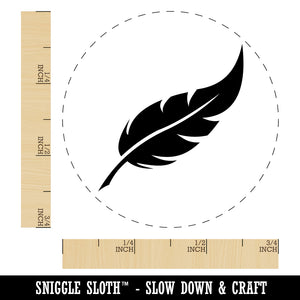 Bird Feather Rubber Stamp for Stamping Crafting Planners
