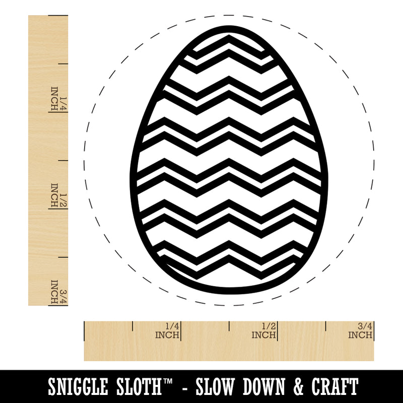 Easter Egg Rubber Stamp for Stamping Crafting Planners