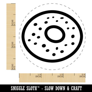 Everything Bagel Rubber Stamp for Stamping Crafting Planners