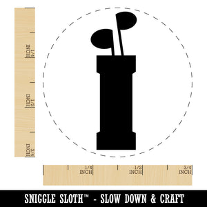 Golf Clubs Bag Rubber Stamp for Stamping Crafting Planners
