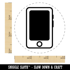 Retro Smart Phone Rubber Stamp for Stamping Crafting Planners