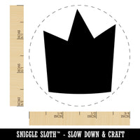Silly Crown Rubber Stamp for Stamping Crafting Planners