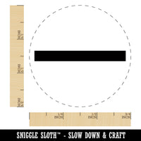 Straight Line Rubber Stamp for Stamping Crafting Planners