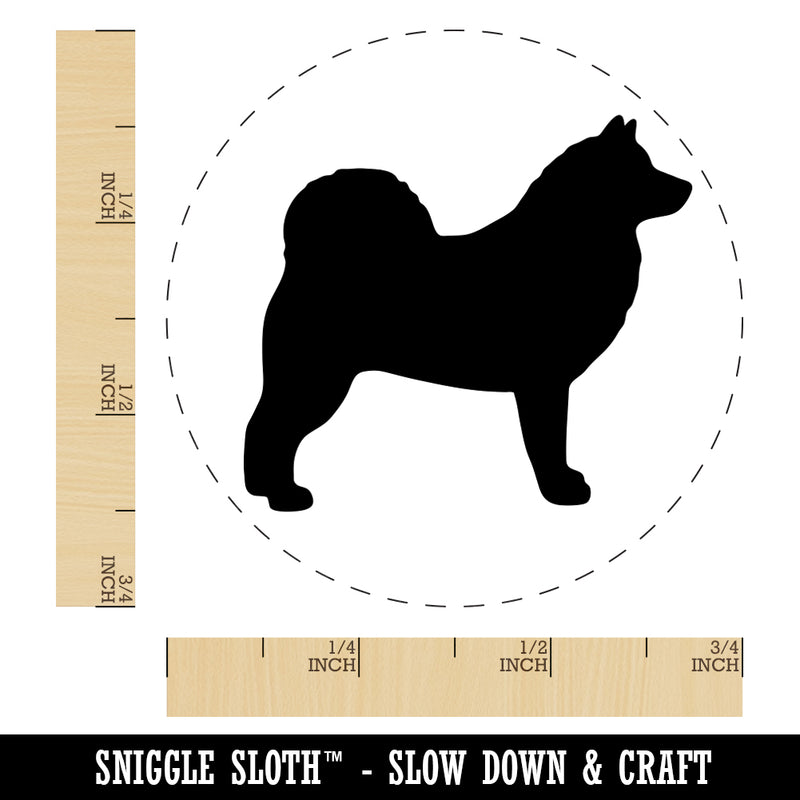 Alaskan Malamute Dog Solid Rubber Stamp for Stamping Crafting Planners