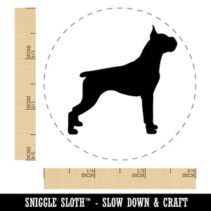 Boxer Dog Solid Rubber Stamp for Stamping Crafting Planners