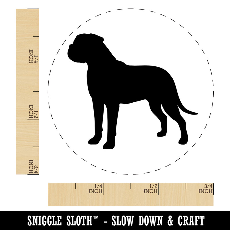 Bullmastiff Dog Solid Rubber Stamp for Stamping Crafting Planners
