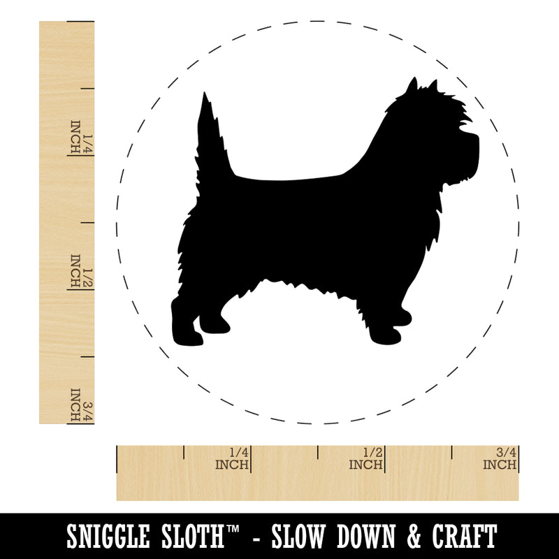 Cairn Terrier Dog Solid Rubber Stamp for Stamping Crafting Planners