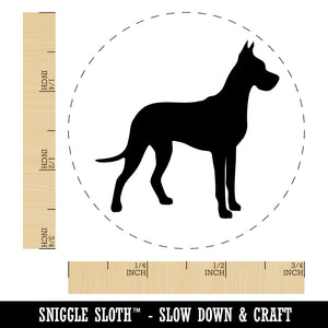 Great Dane Dog Solid Rubber Stamp for Stamping Crafting Planners