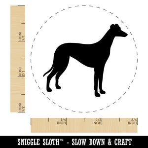 Greyhound Dog Solid Rubber Stamp for Stamping Crafting Planners