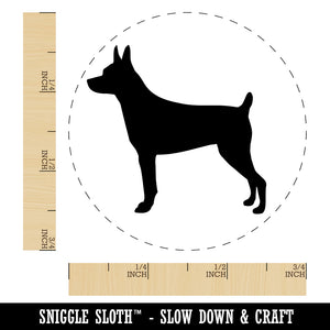 Rat Terrier Dog Solid Rubber Stamp for Stamping Crafting Planners