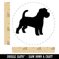 Rough Coated Jack Russell Terrier Parson Dog Solid Rubber Stamp for Stamping Crafting Planners