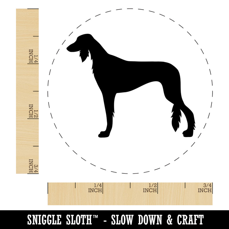Saluki Dog Solid Rubber Stamp for Stamping Crafting Planners