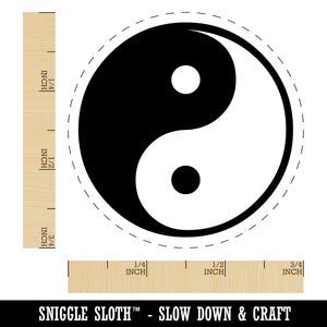 Yin and Yang Symbol Rubber Stamp for Stamping Crafting Planners