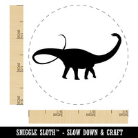 Apatosaurus Dinosaur Solid Rubber Stamp for Stamping Crafting Planners