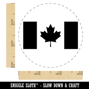 Canada Flag Rubber Stamp for Stamping Crafting Planners