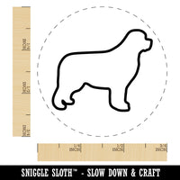 Newfoundland Dog Outline Rubber Stamp for Stamping Crafting Planners
