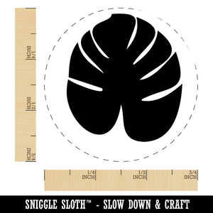 Palm Leaf Tropical Rubber Stamp for Stamping Crafting Planners