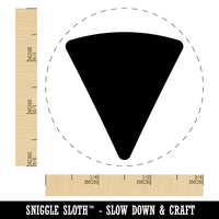 Pizza Slice Triangle Solid Rubber Stamp for Stamping Crafting Planners