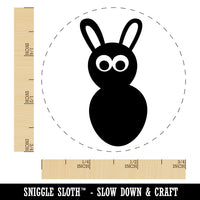 Watchful Rabbit Rubber Stamp for Stamping Crafting Planners