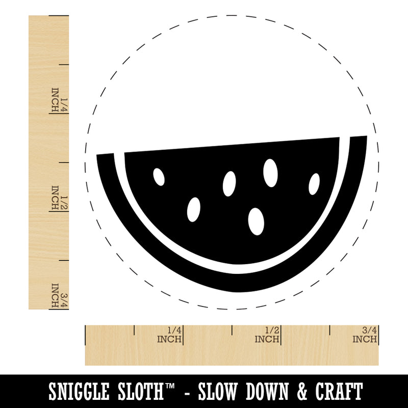 Watermelon Fruit Slice Rubber Stamp for Stamping Crafting Planners