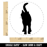 Cat Walking Solid Rubber Stamp for Stamping Crafting Planners