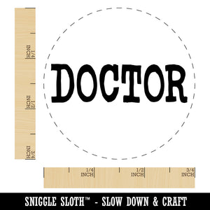 Doctor Text Rubber Stamp for Stamping Crafting Planners