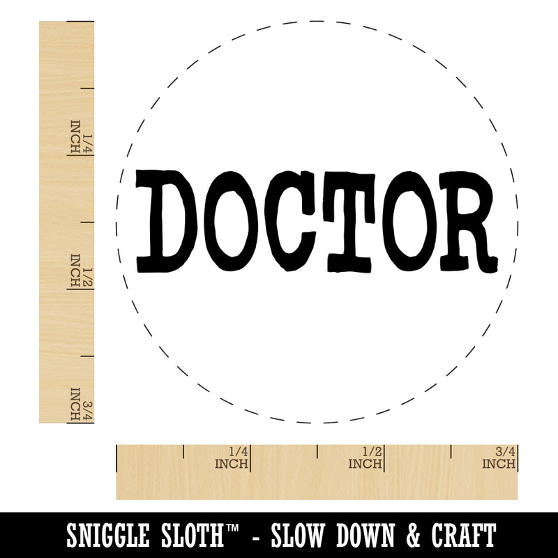 Doctor Text Rubber Stamp for Stamping Crafting Planners