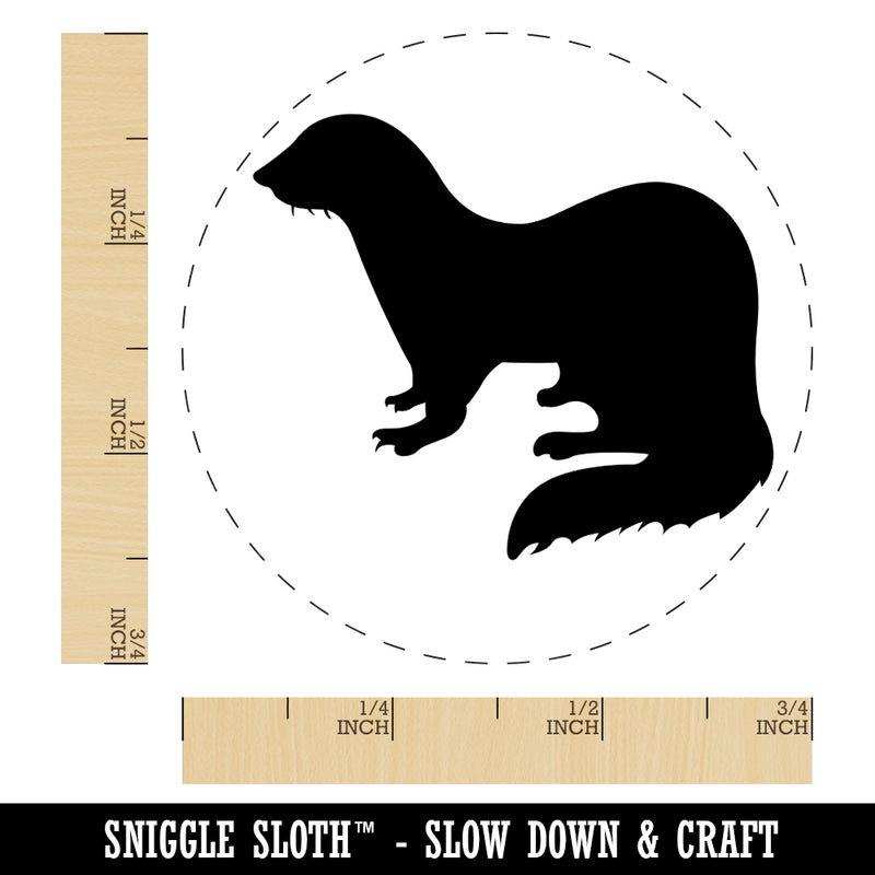 Ferret Solid Rubber Stamp for Stamping Crafting Planners