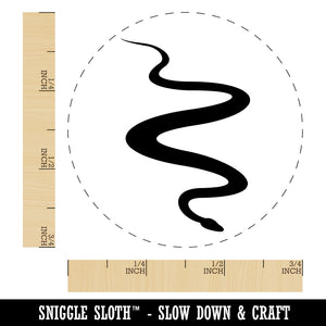 Slithering Snake Solid Rubber Stamp for Stamping Crafting Planners