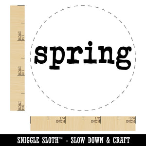 Spring Fun Text Rubber Stamp for Stamping Crafting Planners