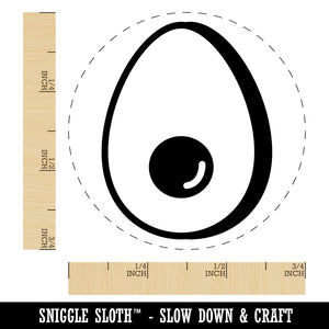 Avocado Symbol Rubber Stamp for Stamping Crafting Planners
