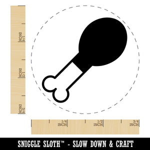 Chicken Leg Rubber Stamp for Stamping Crafting Planners