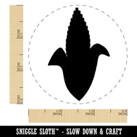 Corn on the Cob Solid Rubber Stamp for Stamping Crafting Planners