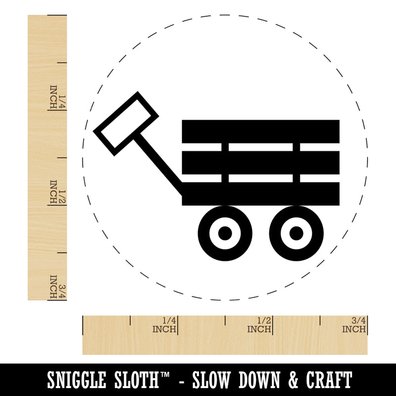 Fun Wagon Rubber Stamp for Stamping Crafting Planners